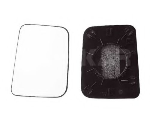 Sticla oglinda, oglinda retrovizoare exterioara FIAT FIORINO caroserie (146) (1988 - 2016) ALKAR 6402348