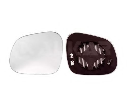 Sticla oglinda, oglinda retrovizoare exterioara SEAT ALTEA (5P1) (2004 - 2016) ALKAR 6431059