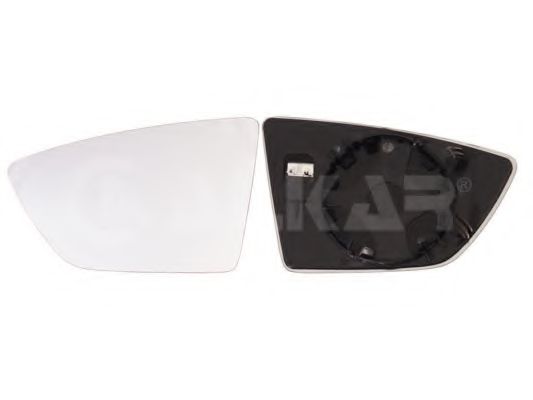 Sticla oglinda, oglinda retrovizoare exterioara SEAT LEON (5F1) (2012 - 2016) ALKAR 6431807