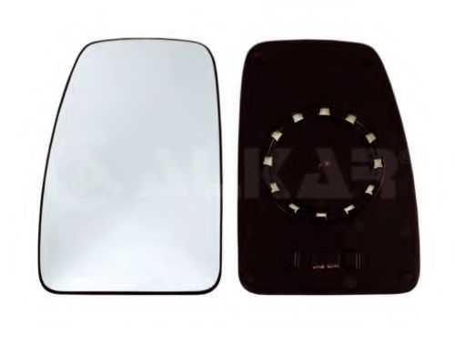 Sticla oglinda, oglinda retrovizoare exterioara OPEL MOVANO platou / sasiu (U9, E9) (1998 - 2016) ALKAR 6431905