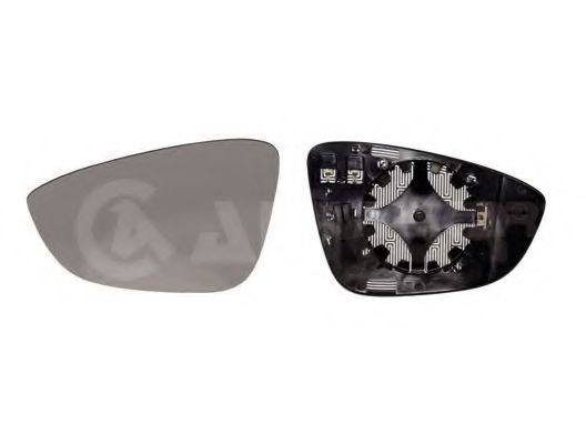 Sticla oglinda, oglinda retrovizoare exterioara VW SCIROCCO (137, 138) (2008 - 2016) ALKAR 6432133