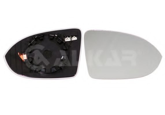 Sticla oglinda, oglinda retrovizoare exterioara VW PASSAT Variant (3G5) (2014 - 2016) ALKAR 6432197
