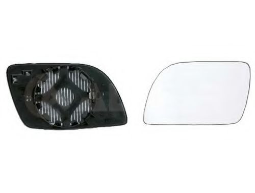 Sticla oglinda, oglinda retrovizoare exterioara VW POLO limuzina (9A4) (2002 - 2016) ALKAR 6446110