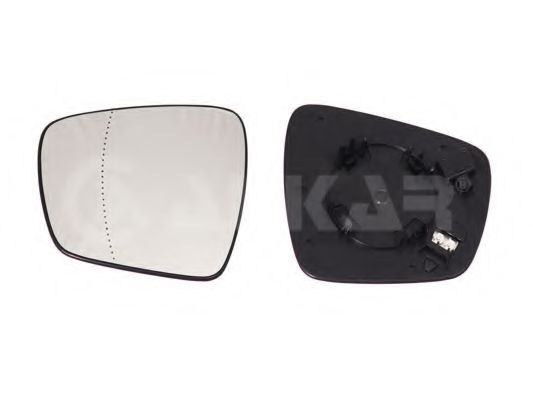 Sticla oglinda, oglinda retrovizoare exterioara RENAULT KADJAR (2015 - 2016) ALKAR 6471330
