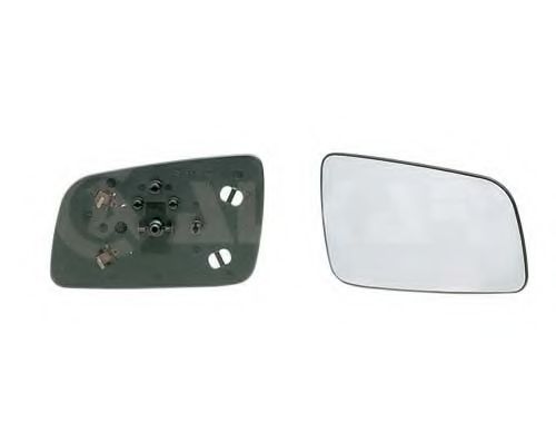 Sticla oglinda, oglinda retrovizoare exterioara OPEL ASTRA G limuzina (F69_) (1998 - 2009) ALKAR 6481437