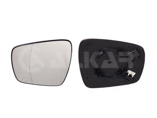 Sticla oglinda, oglinda retrovizoare exterioara RENAULT KADJAR (2015 - 2016) ALKAR 6492330