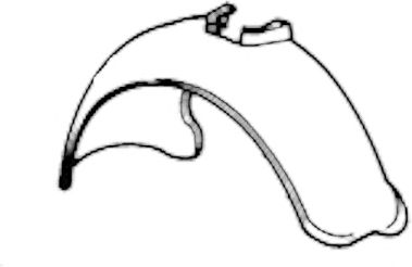 Carenaj,cpasaj roata FIAT FIORINO caroserie (146) (1988 - 2016) VAN WEZEL 1736433