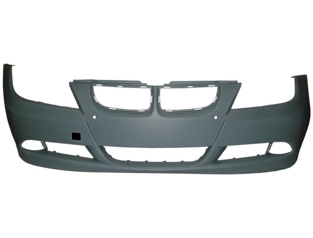 Bara fata Bmw seria 3 E90/E91, 2005-2008, cu orificii senzor parcare, fara orificii spalator far, 51117170051
