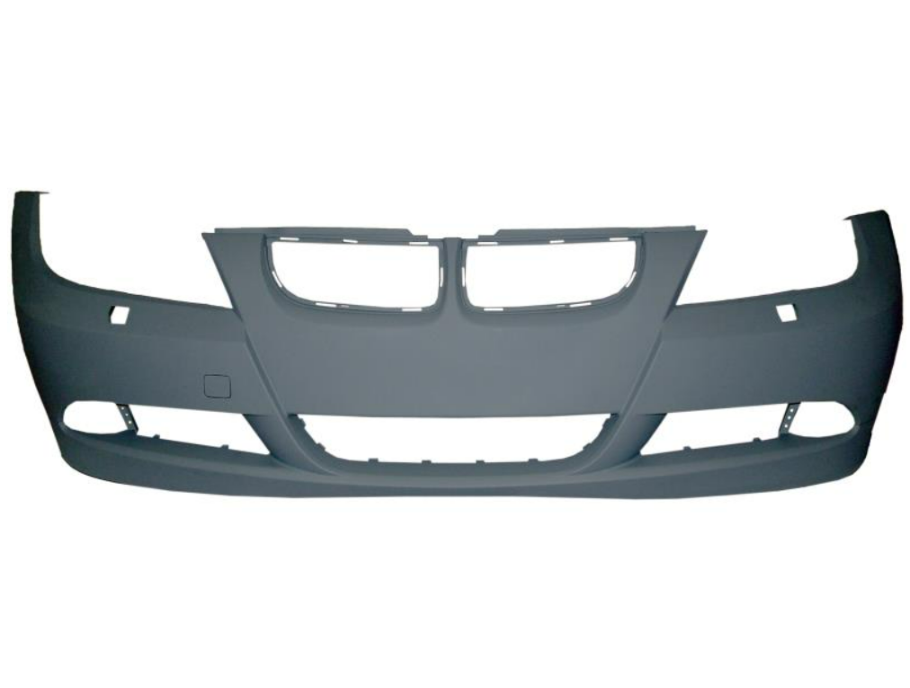 Bara fata Bmw seria 3 E90/E91, 2005-2008, cu gauri spalator far, fara gauri senzor parcare, 51117170052