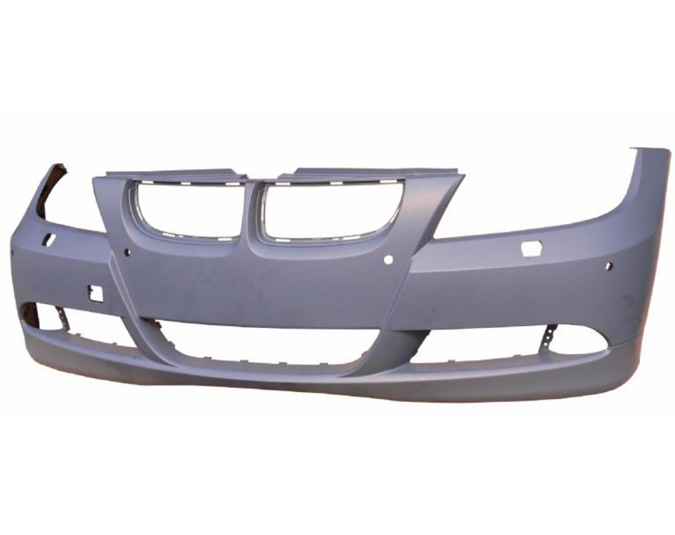 Bara fata Bmw seria 3 E90/E91, 2005-2008, cu orificii sistem spalare far, cu orificii senzori parcare, 51117170053