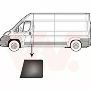 Bandou panou stalp stanga in spatele usii fata, Ducato, Jumper, Boxer, 735422953